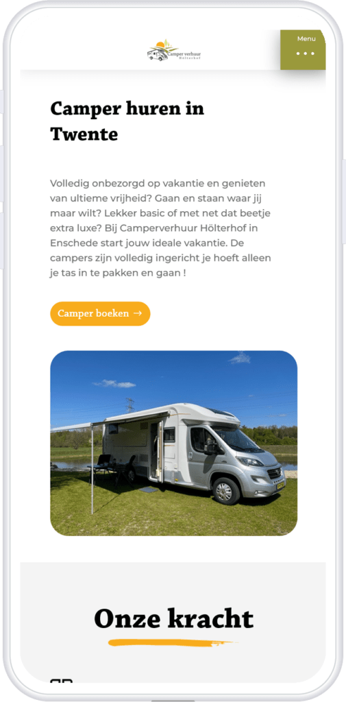 Website bouwen voor telefoons